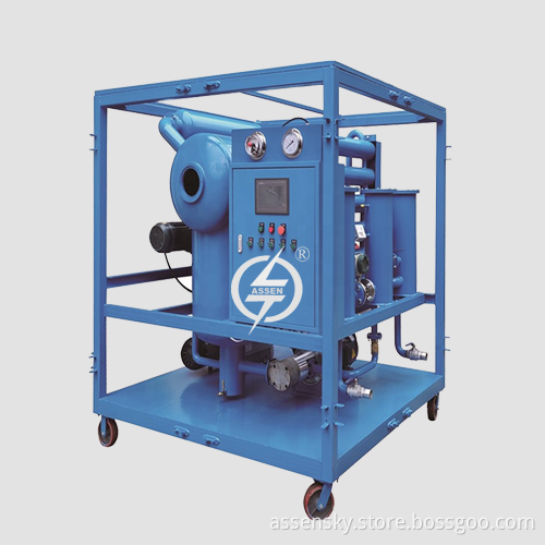 High Vacuum Transformer Oil Dehydration & Filtration Machine